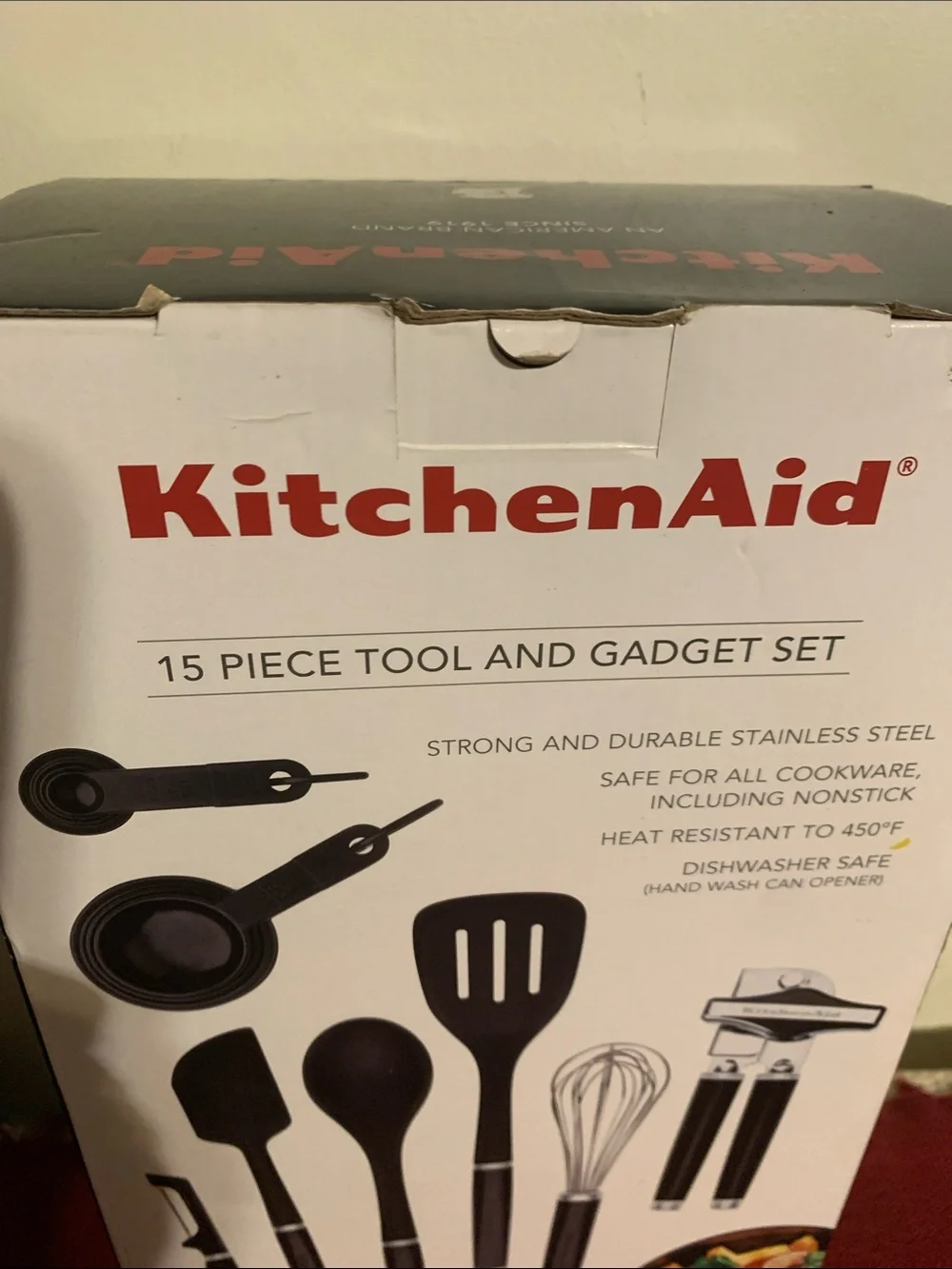 KitchenAid Black 15-Piece Kitchen Tool and Gadget Set